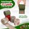 5 Colors Wreaths Burlap Ribbon- Total 27.3yards Christmas Xmas Wired Edge Ribbon for Gift Wrapping Bows Rustic Crafts Supplies Weddings Holiday Decorations - 2.4in Wide
